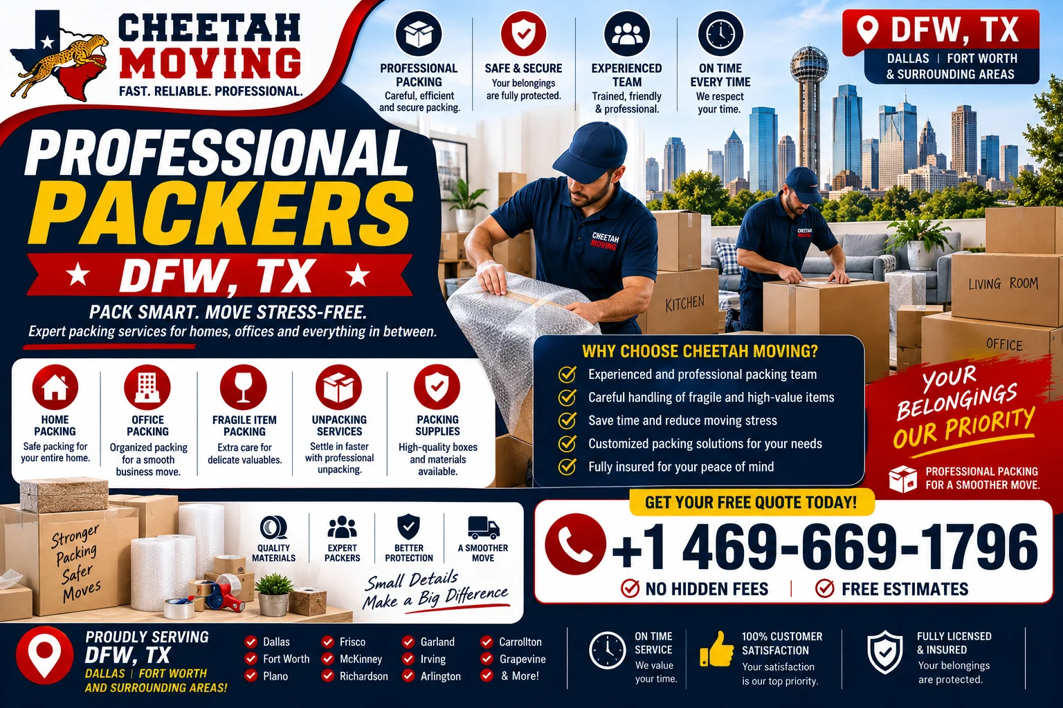 Professional Packers DFW TX